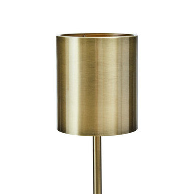 Palais Brushed Brass Table Lamp with Black Marble Base