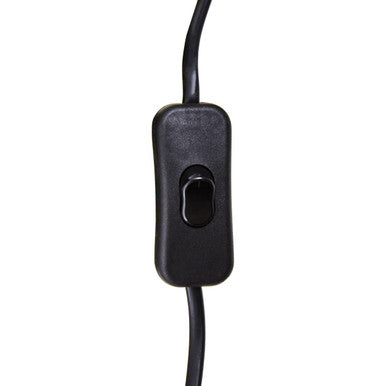 Impero Table Lamp With White Linen Shade