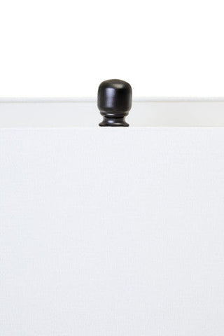 Elana Clear Glass Table Lamp With Matte Black Base
