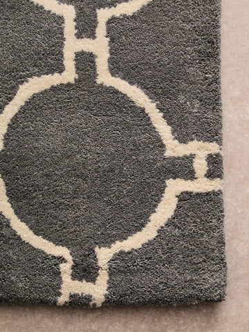 Bosie Kensington Townhouse Large Grey Hand Woven Rug