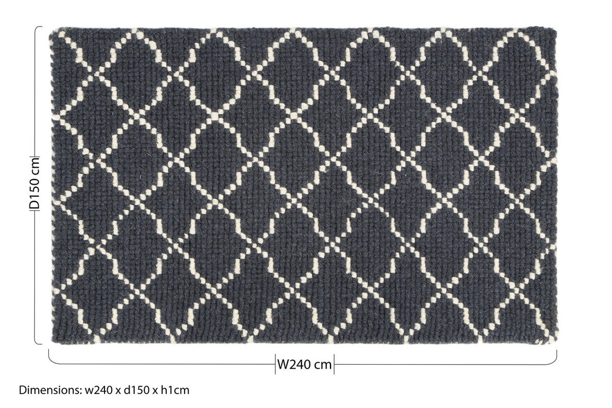 Bosie Kensington Townhouse Large Diamond Lattice Rug