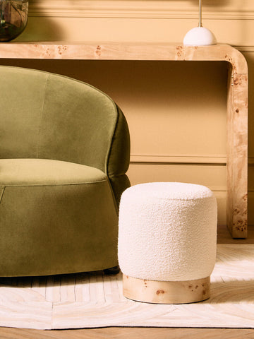 Bosie Safira Large Natural Hair On Leather Rug