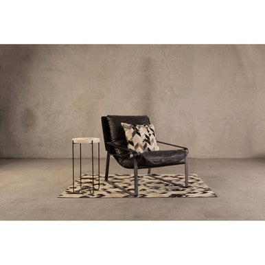 Bosie Safira Black And White Patchwork Cushion Cover