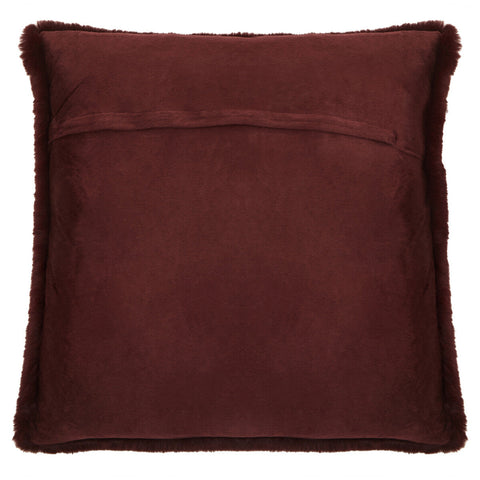 Bosie Lamina Red Wine Square Cushion