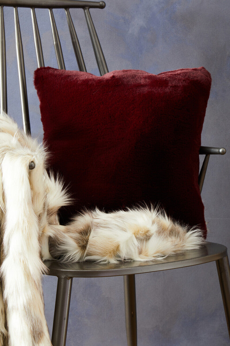 Bosie Lamina Natural Fur Throw