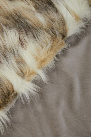 Bosie Lamina Natural Fur Throw