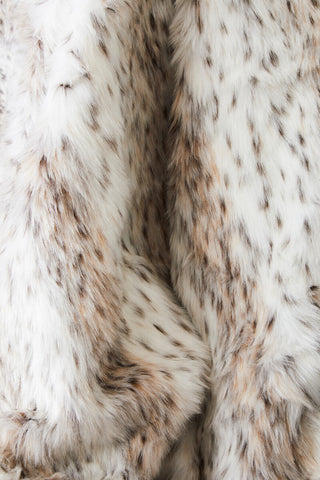 Bosie Lamina Animal Print Fur Throw