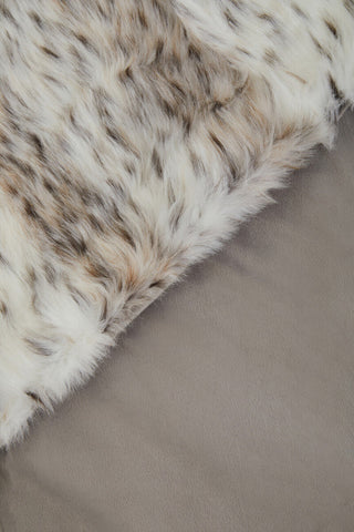Bosie Lamina Animal Print Fur Throw