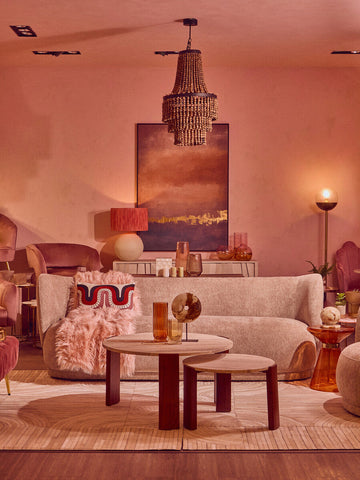 Bosie Lamina Pink Throw