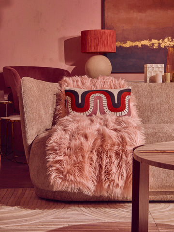 Bosie Lamina Pink Throw