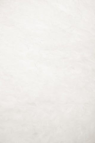 Bosie Real Mongolian Fur White Rectangular Cushion