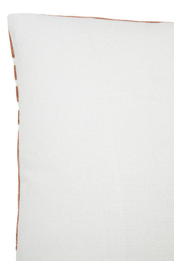 Bosie Ozella Natural And Terracotta Square Cushion