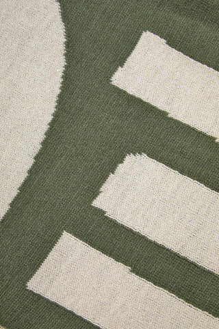 Bosie Ozella Natural And Green Throw