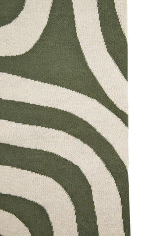 Bosie Ozella Natural And Green Throw