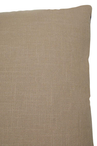 Bosie Ozella Black and Natural Square Cushion