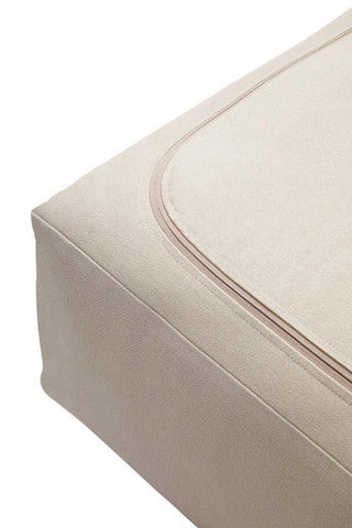 Bosie Ozella Natural And Grey Square Floor Cushion