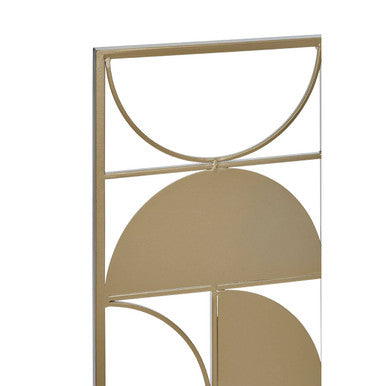 Trento Gold Finish Semicircle Design Wall Art