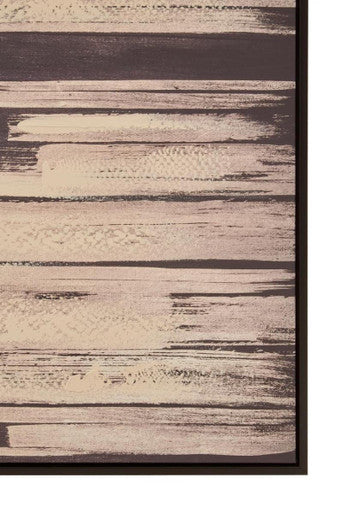 Astratto Black and Natural Canvas Wall Art