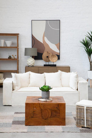 Astratto Neutral Abstract Canvas Wall Art