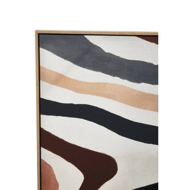 Astratto Set Of Two Multi Coloured Abstract Wall Art