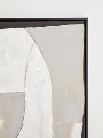 Astratto Monochrome Abstract Textured Wall Art