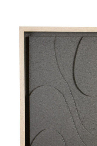 Astratto 3D Effect Green Wall Art