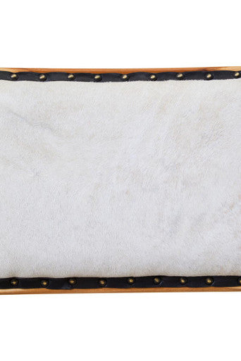 Kendari Natural Leather and Teak Wood Dining Chair