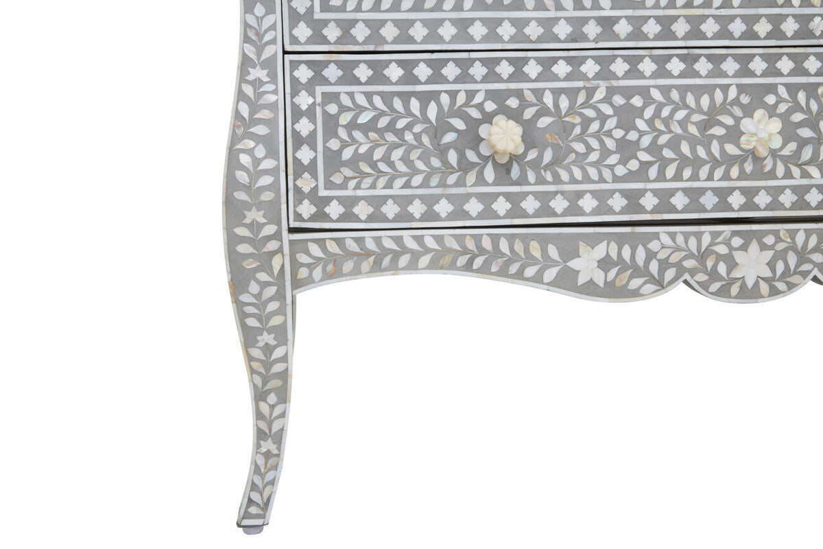 Fusion Chest of 2 Drawers with Mother of Pearl Inlay