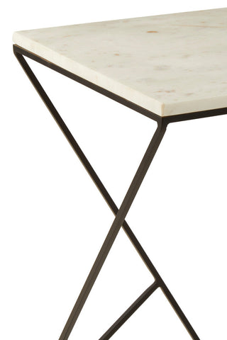 Shalimar Marble top Square Side Table