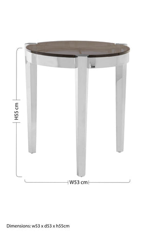Piermount Round End Table