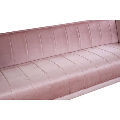 Otylia 3 Seat Pink Sofa