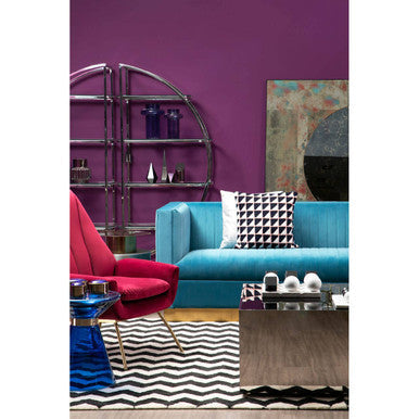 Opal 3 Seat Light Blue Sofa