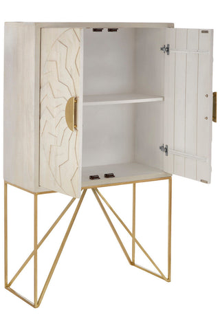 Sadras White Wash Mango Wood Cabinet