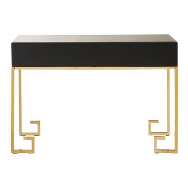 Rieti Antique Mirror and Gold Console Table