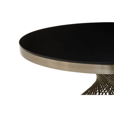 Anzio Coffee Table with Silver Base