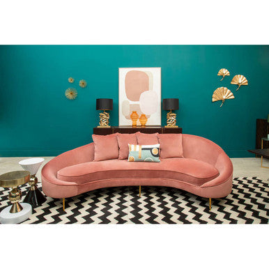Martini Gold And Black Side Table