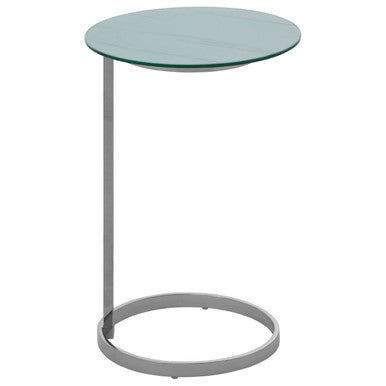 Oria End Table With White Marble Effect Top