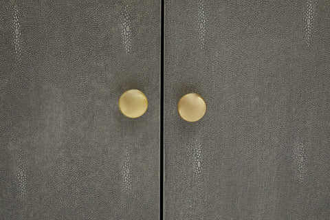 Deskey Grey Shagreen Effect Media Unit