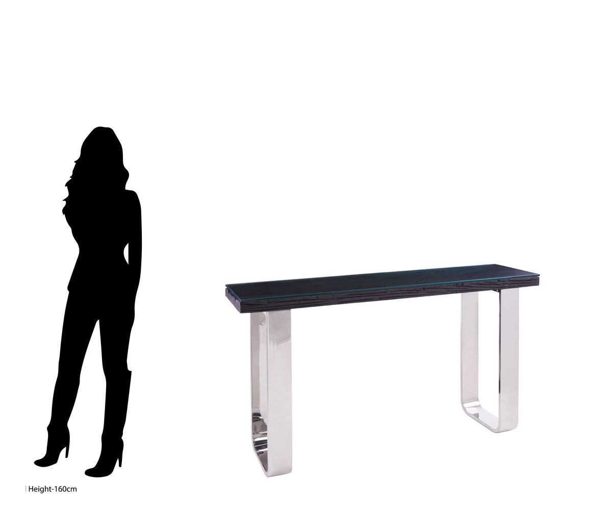 Kerala Small Black Console Table
