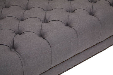 Surina 3 Seat Grey Fabric Sofa