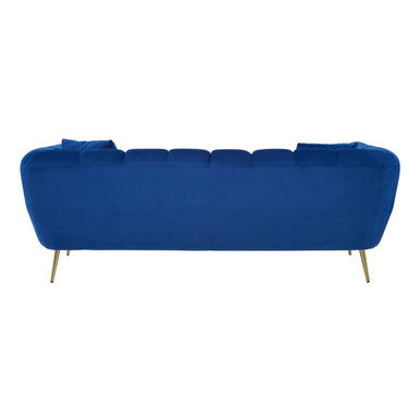 Florine 3 Seat Midnight Velvet Sofa