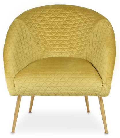 Tania Gold Velvet Occasional Chair