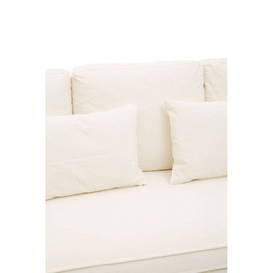 Menton 3 Seat Cream Sofa