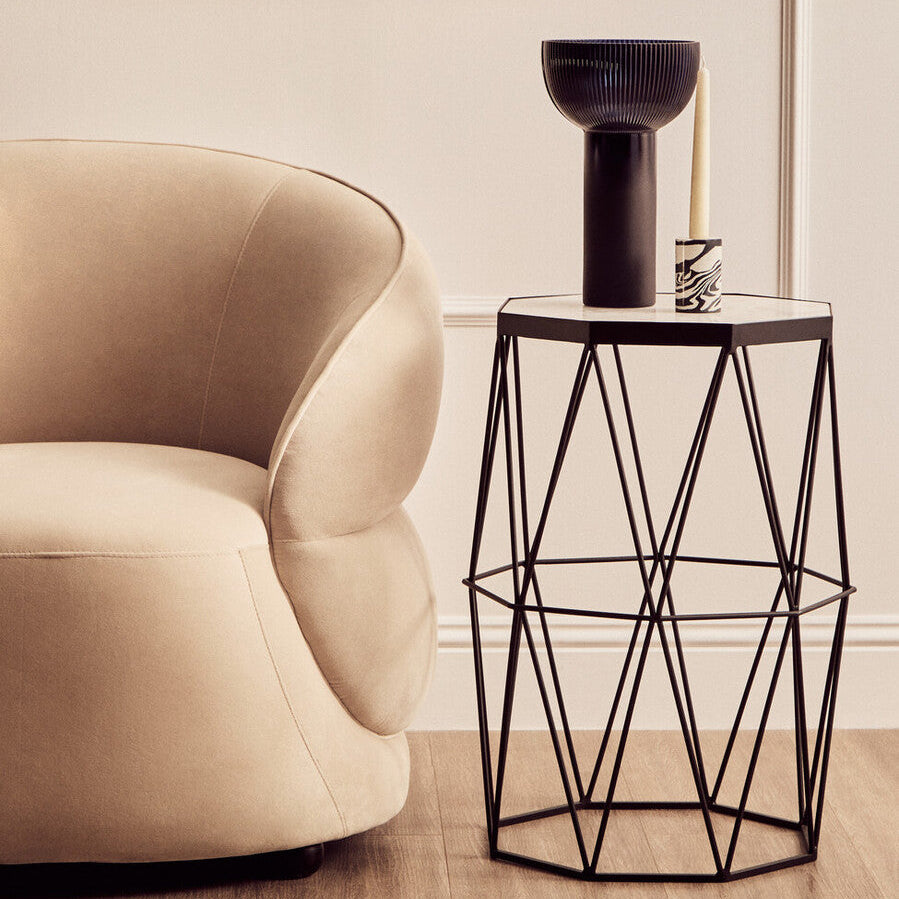 Shalimar Side Table With Octagonal Top