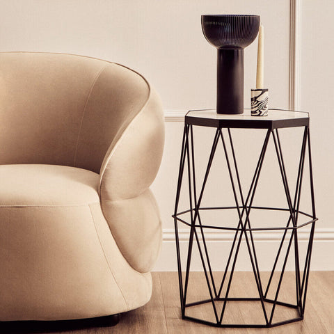 Shalimar Side Table With Octagonal Top