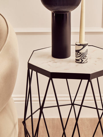 Shalimar Side Table With Octagonal Top