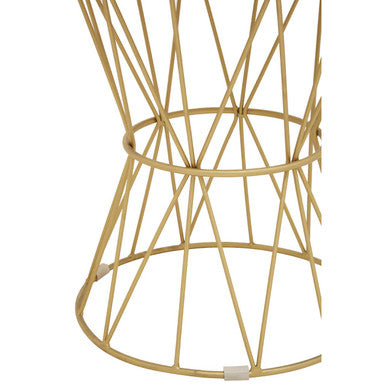 Rabia Side Table With Pinched Base