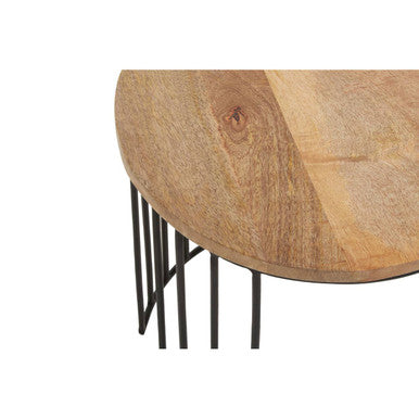 Nandri Set Of 2 Mango Wood Side Tables