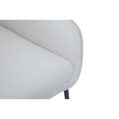 Kaiko Stone Faux Leather Armchair And Footstool