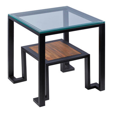 Cibo Side Table with Shelf